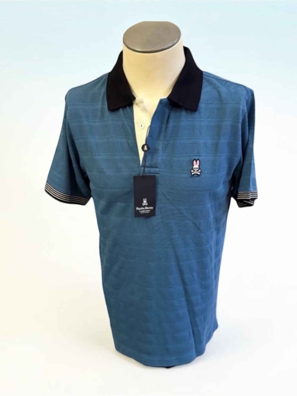 Psycho Bunny Blue Polo Size 4